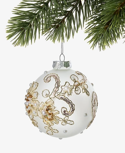 Holiday Lane Enchanted Forest Ball Ornament, Macy's Exclusive