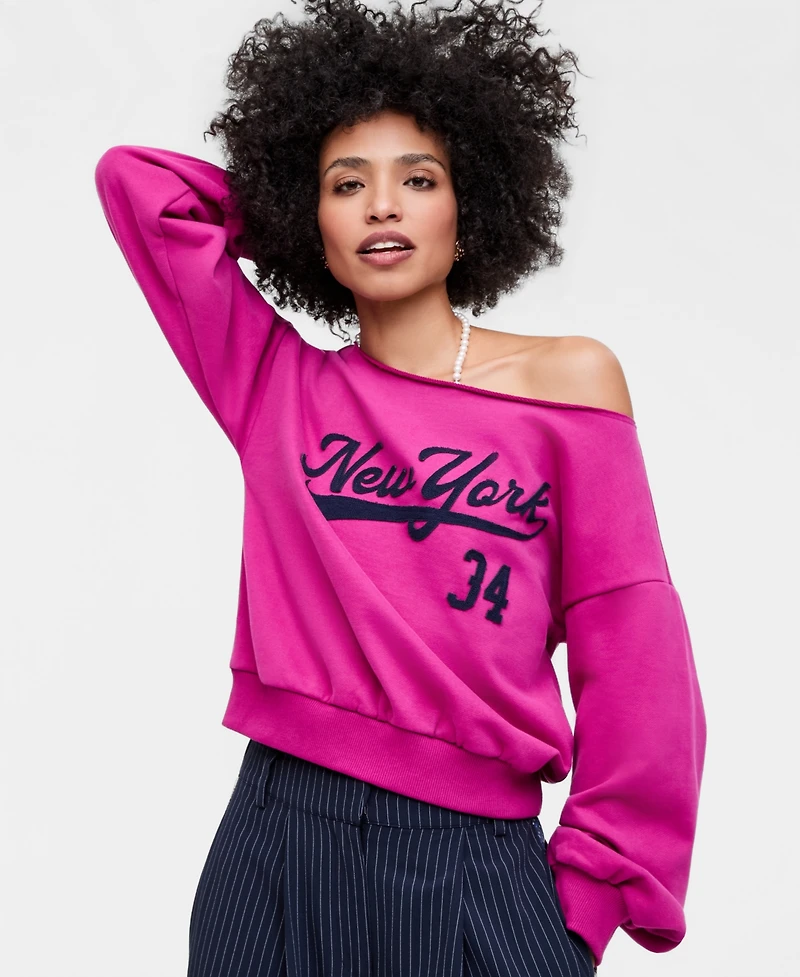 Women's New York Sweatshirt, Macy's Exclusive- Molly Rogers Capsule Collection