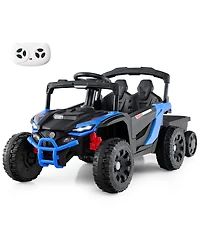 Slickblue 12V Electric Ride On Tractor with Parent Remote for Kids