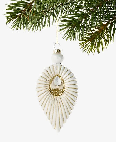 Holiday Lane Blessed Embellished Shell Ornament, Macy's Exclusive