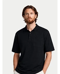 Gobi Cashmere Men's Cotton Silk Blend Polo T-Shirt