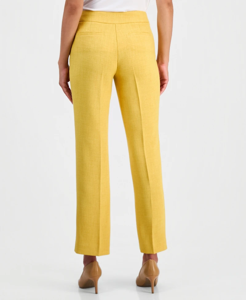 Kasper Petite Mid-Rise Front Pocket Trouser Pants