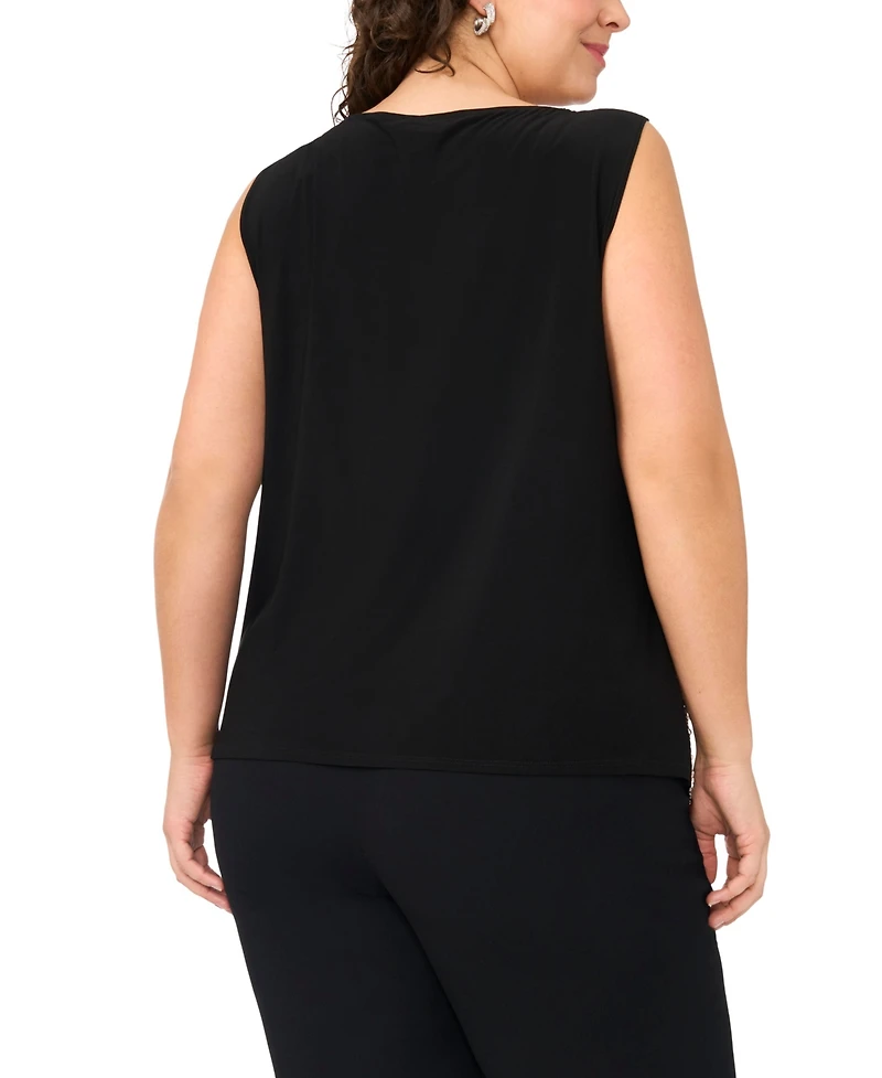 Msk Plus Embellished Blouse