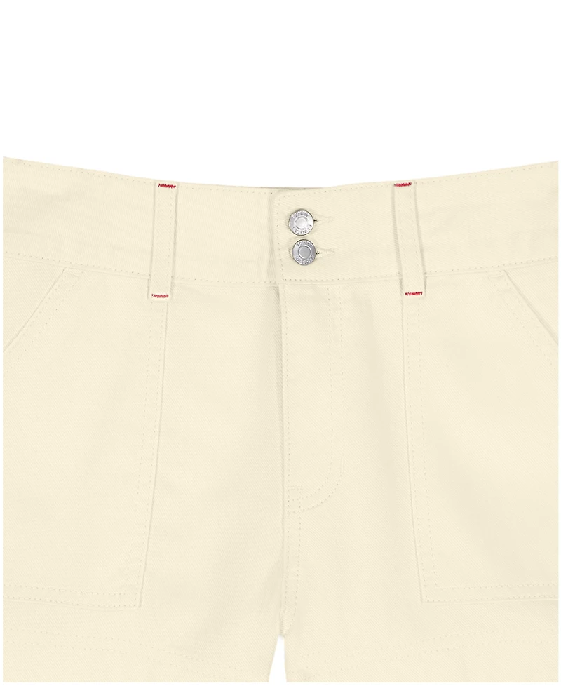Tommy Hilfiger Girls' 7-16 Patch Pocket Twill Shorts