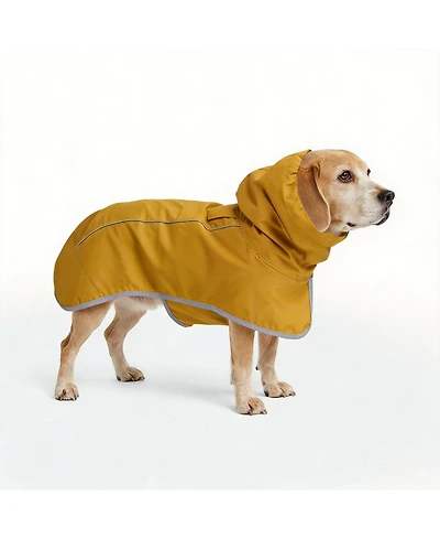 Aronkl Dog Raincoat - Waterproof, Windproof, Reflective, Breathable, Coverage