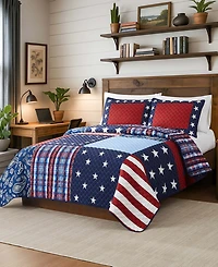 Avanti Americana Reversible 3-Pc. Quilt Set