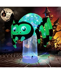 6 ft Halloween Inflatable Spider Pre-Lit Floating Decoration w/