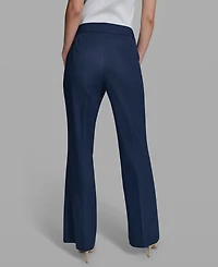 Karl Lagerfeld Paris Petite Mid-Rise Sailor Pants