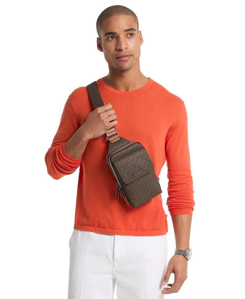 Michael Kors Men's Signature Logo Sling Bag