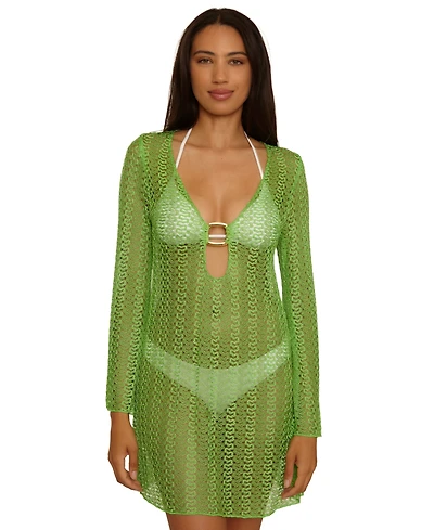 Becca Women's Crocheted Cover-Up Dress
