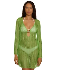 Becca Women's Crocheted Cover-Up Dress