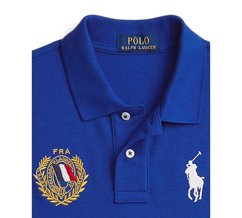 Polo Ralph Lauren Boys' 8-20 France Cotton Mesh Shirt