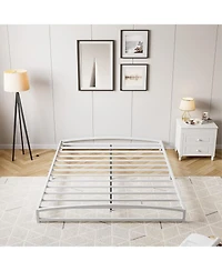gaomon Full Low Bed Frame 6 Inch Heavy Duty Metal Platform Mattress Foundation Noise-Free No Box Spring Easy Assembly