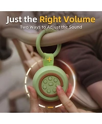 Alilo Pocket Soother Portable Baby Sound Machine – White Noise, Soothing Sounds and Nightlight