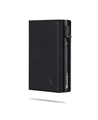 Conceal Plus Men's Card Blocr Slim Rfid Blocking Credit Wallet Black Pu Leather