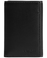 Coach Men's Tri-Fold Leather Wallet