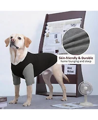 Aronkl 2 Pack Breathable Cotton Spandex Dog T-shirts for Year-Round Comfort