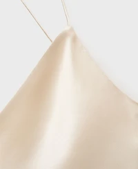 Mango Women's Silk Straps Nightgown