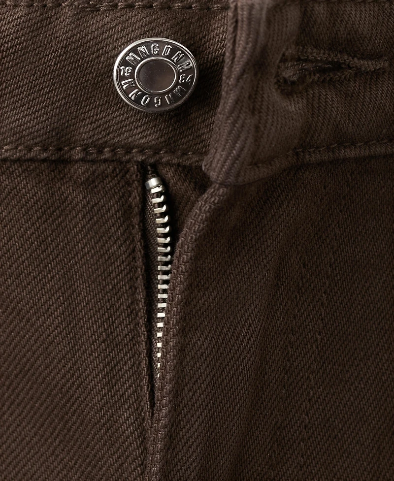 Mango Women's Danila High-Waisted Wide Leg Jeans