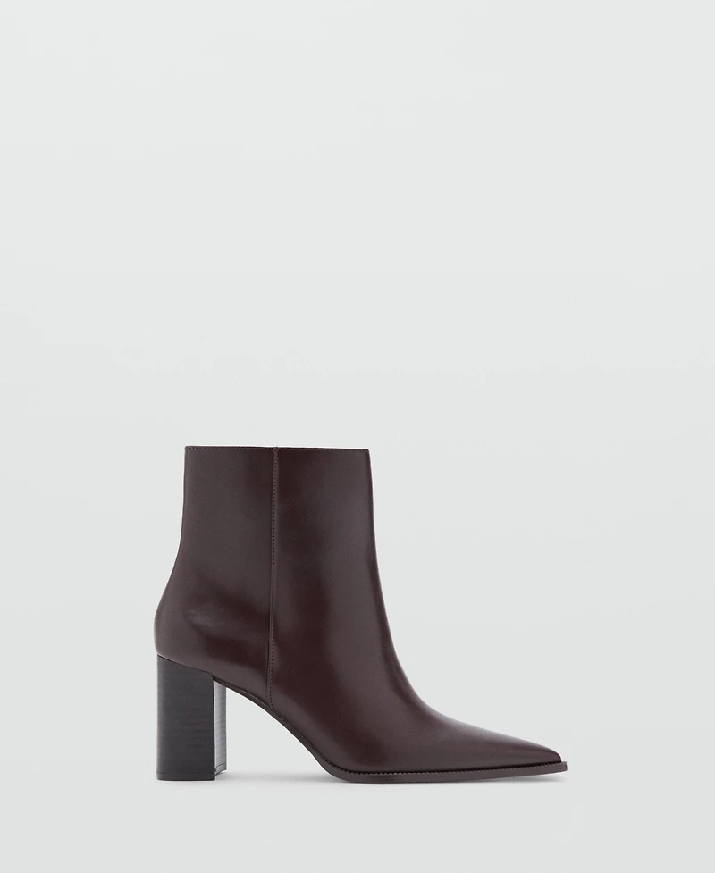 Mango Women's Block Heel Ankle Boots