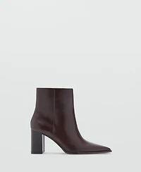 Mango Women's Block Heel Ankle Boots