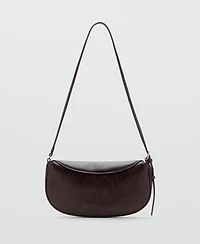 Mango Women's Flap Oval Shoulder Bag