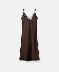 Mango Women's Satin Camisole Dress