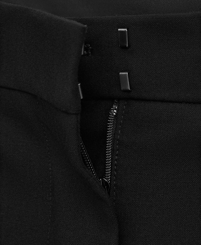 Mango Women's Mid-Rise Flare Pants