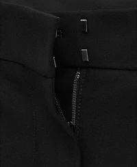 Mango Women's Mid-Rise Flare Pants