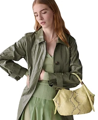 kate spade new york Leather Deco Embossed Medium Tulip Tote Bag