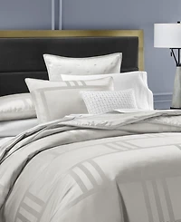Hotel Collection Structure Silver 3-Pc. Duvet Cover Set, King, Exclusively at Macy's