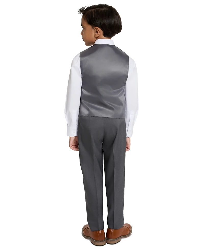 Haggar Little Boys 4 Piece Vest Set