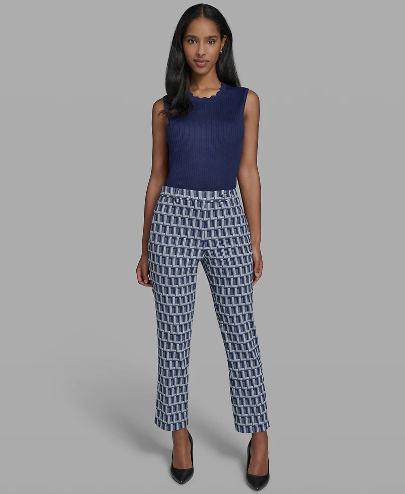 Karl Lagerfeld Paris Women's Straight-Leg Pants