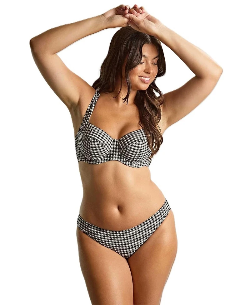 Panache Lingerie Women's Gingham Classic Bikini Bottom