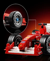 Lego Icons Ferrari F2004 Michael Schumacher F1 Car Model Building Set, 11375