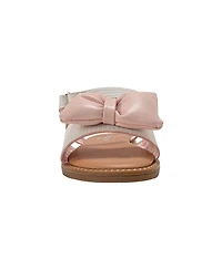 Bebe Girl's Sandals – Cute Fashion Flat and Summer Shoes with Ankle Strap (ToddlerLittle KidBig Kid)