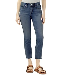 Silver Jeans Co. Women's Suki Mid-Rise Cropped Skinny