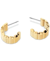 Calvin Klein Women's Modern Repetition Gold Tone Stainless Steel Earrings