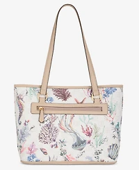 Giani Bernini Sea Print Tulip Tote Bag, Macy's Exclusive - Under The Sea