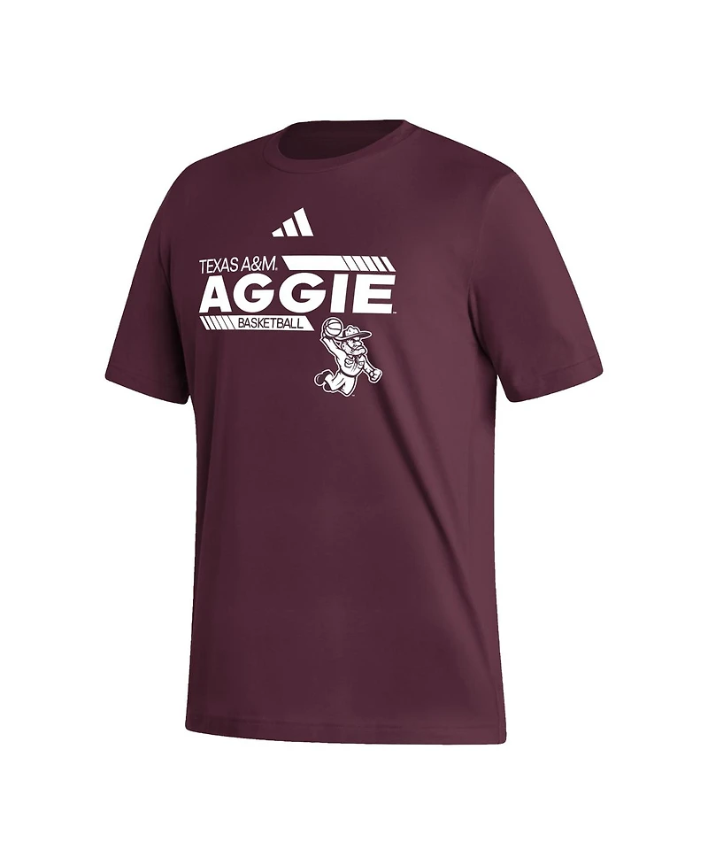 Adidas Men's Maroon Texas A&M Aggies Ol' Sarge Basketball T-Shirt