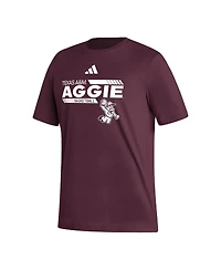 Adidas Men's Maroon Texas A&M Aggies Ol' Sarge Basketball T-Shirt