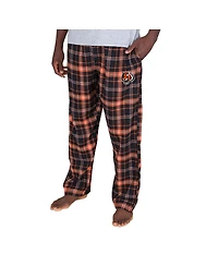 Concepts Sport Men's Black Cincinnati Bengals Ultimate Plaid Flannel Pants