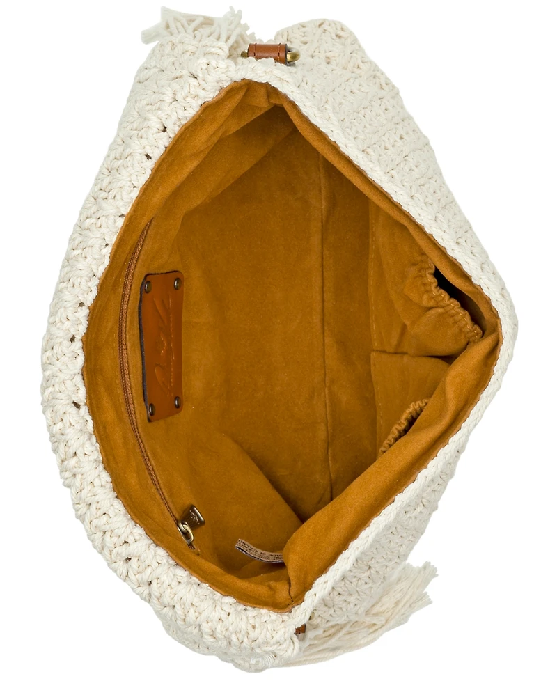 Patricia Nash Cannara Small Crocheted Crossbody Bag