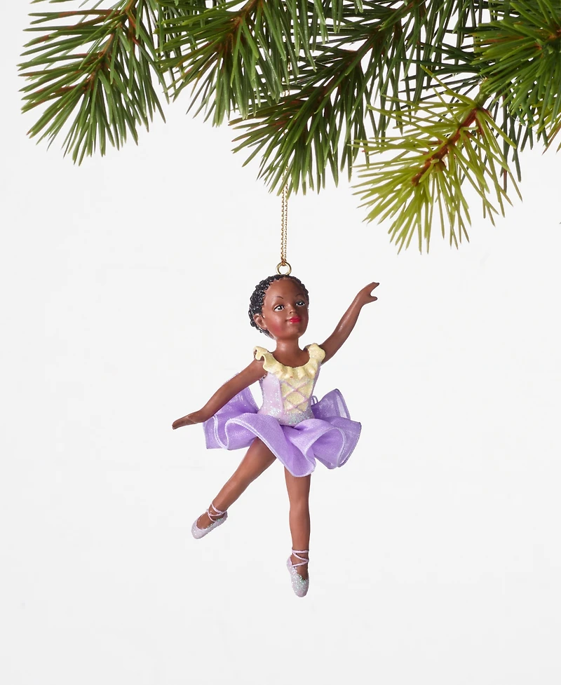 Holiday Lane Purple Ballerina Ornament, Macy's Exclusive