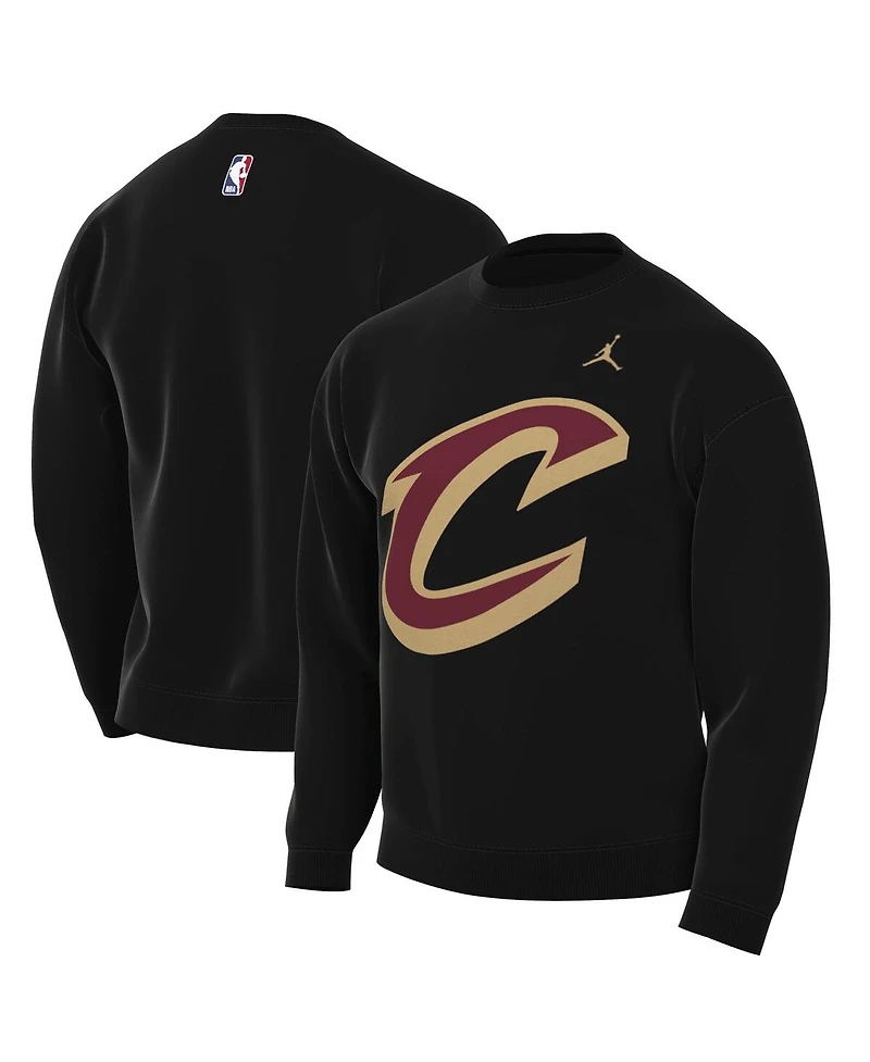 Jordan Men's Black Cleveland Cavaliers Statement Edition Sweatshirt