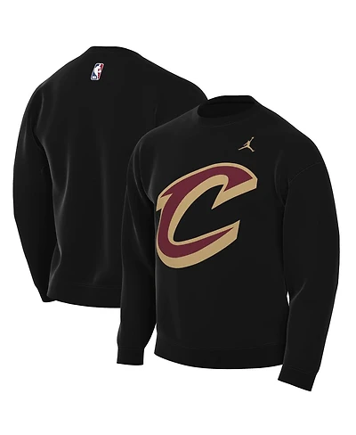 Jordan Men's Black Cleveland Cavaliers Statement Edition Sweatshirt