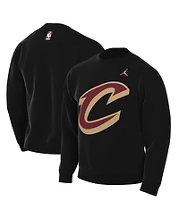 Jordan Men's Black Cleveland Cavaliers Statement Edition Sweatshirt