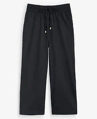 I.n.c. International Concepts Petite Cropped Linen Wide-Leg Pants, Macy's Exclusive