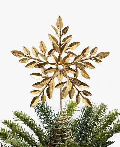 Holiday Lane Opulence Gold-Tone Iron Star Tree Topper, Macy's Exclusive