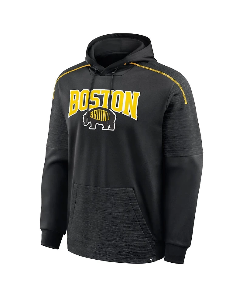 Fanatics Men's Black Boston Bruins 2026 Nhl Stadium Series Defender Pullover Hoodie